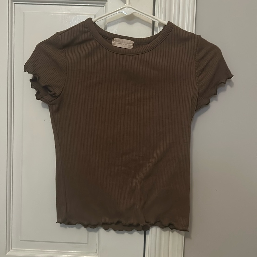 Altar’d State brown shirt size small